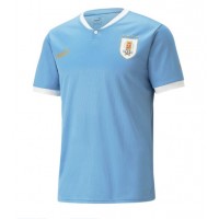 Uruguay Fußballbekleidung Heimtrikot WM 2022 Kurzarm